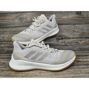 Adidas Harden B/E X White Silver Basketball Shoes Sneakers AQ0033 Men’s Size 9